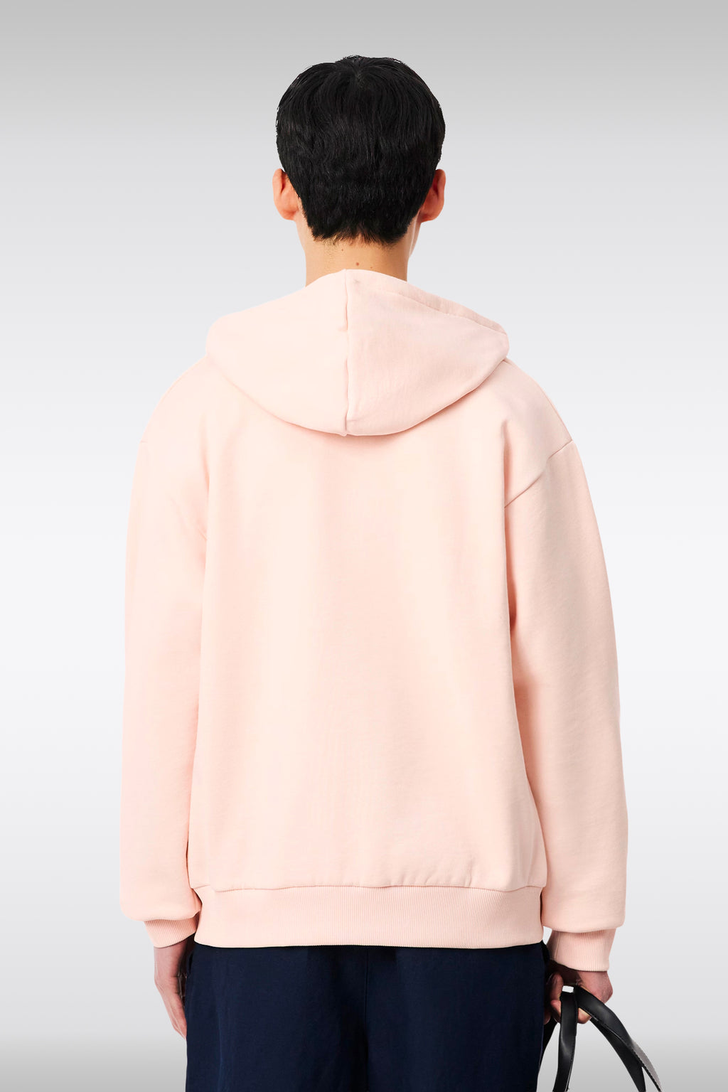 alt-image__Felpa-rosa-in-cotone-con-zip-e-cappuccio