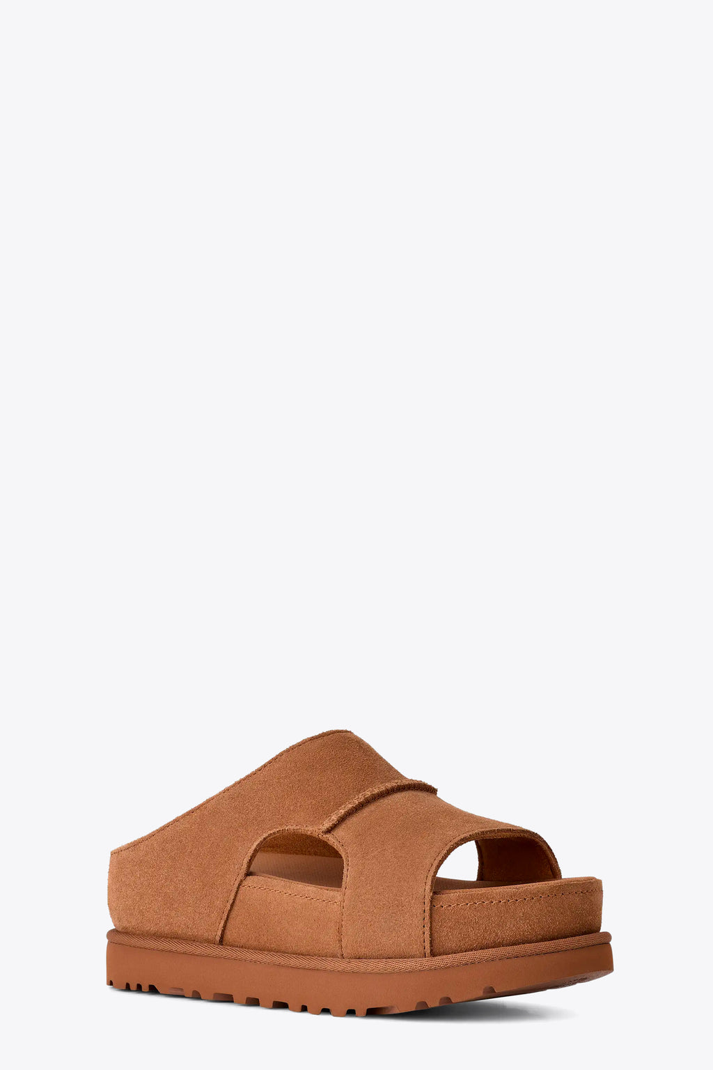 alt-image__Ciabatta-in-suede-color-cammello-con-suola-platform---Goldenstar-Hi-Cutout-Slide