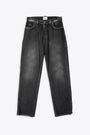 Jeans nero sabbiato relaxed fit - Los Angeles 
