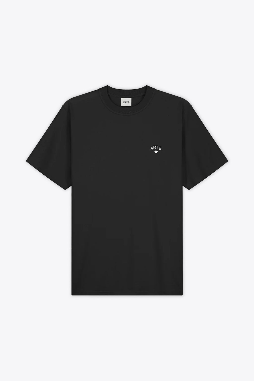 alt-image__T-shirt-nera-in-cotone-con-logo-ricamato-al-petto---Cor-T-shirt