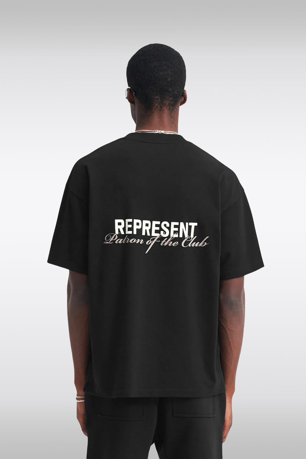 alt-image__T-shirt-nera-con-stampa-al-petto-e-sul-retro---Patron-Of--The-Club-T-Shirt