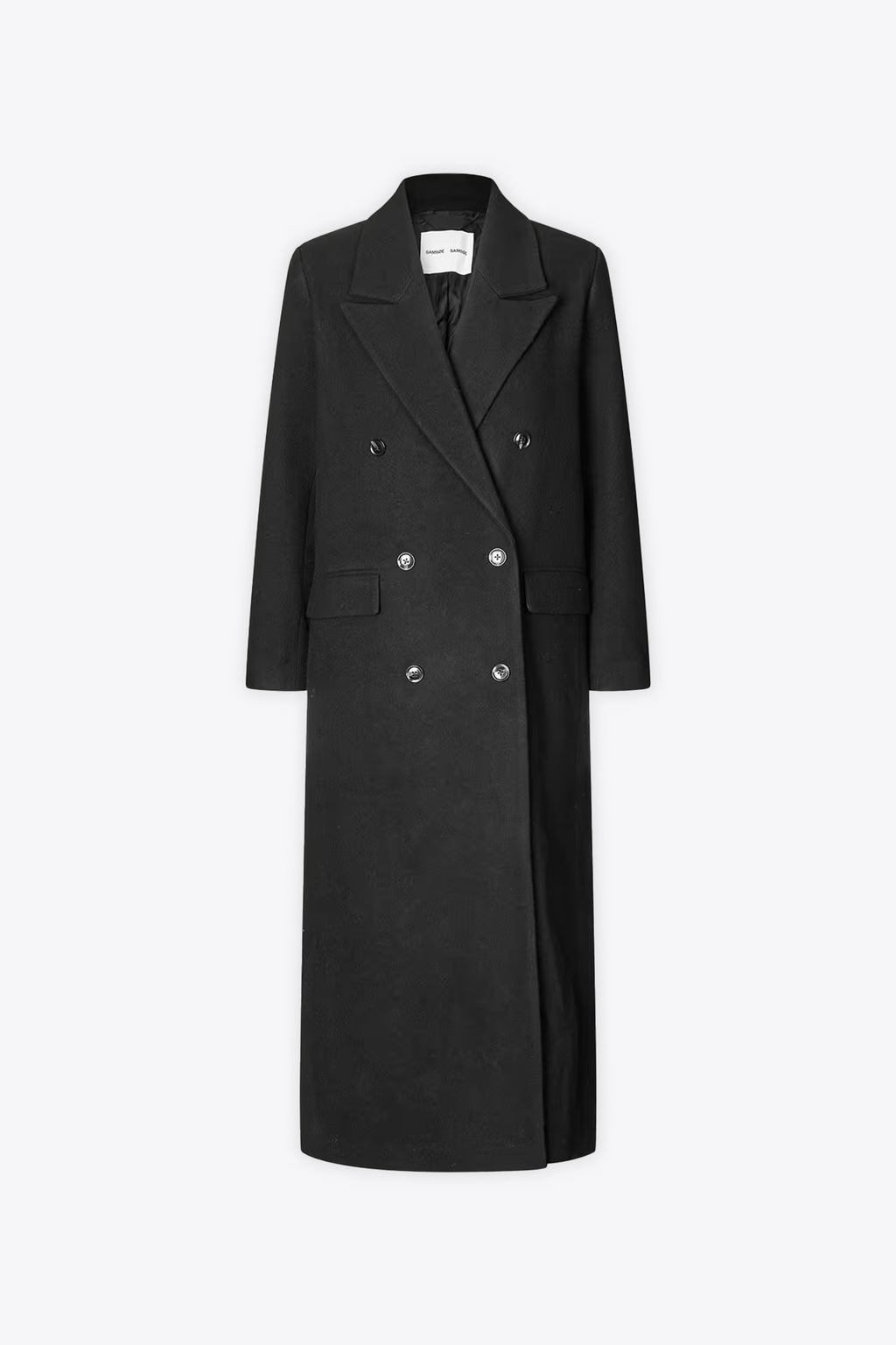 alt-image__Cappotto-doppiopetto-nero-in-misto-lana---Sajill-Coat