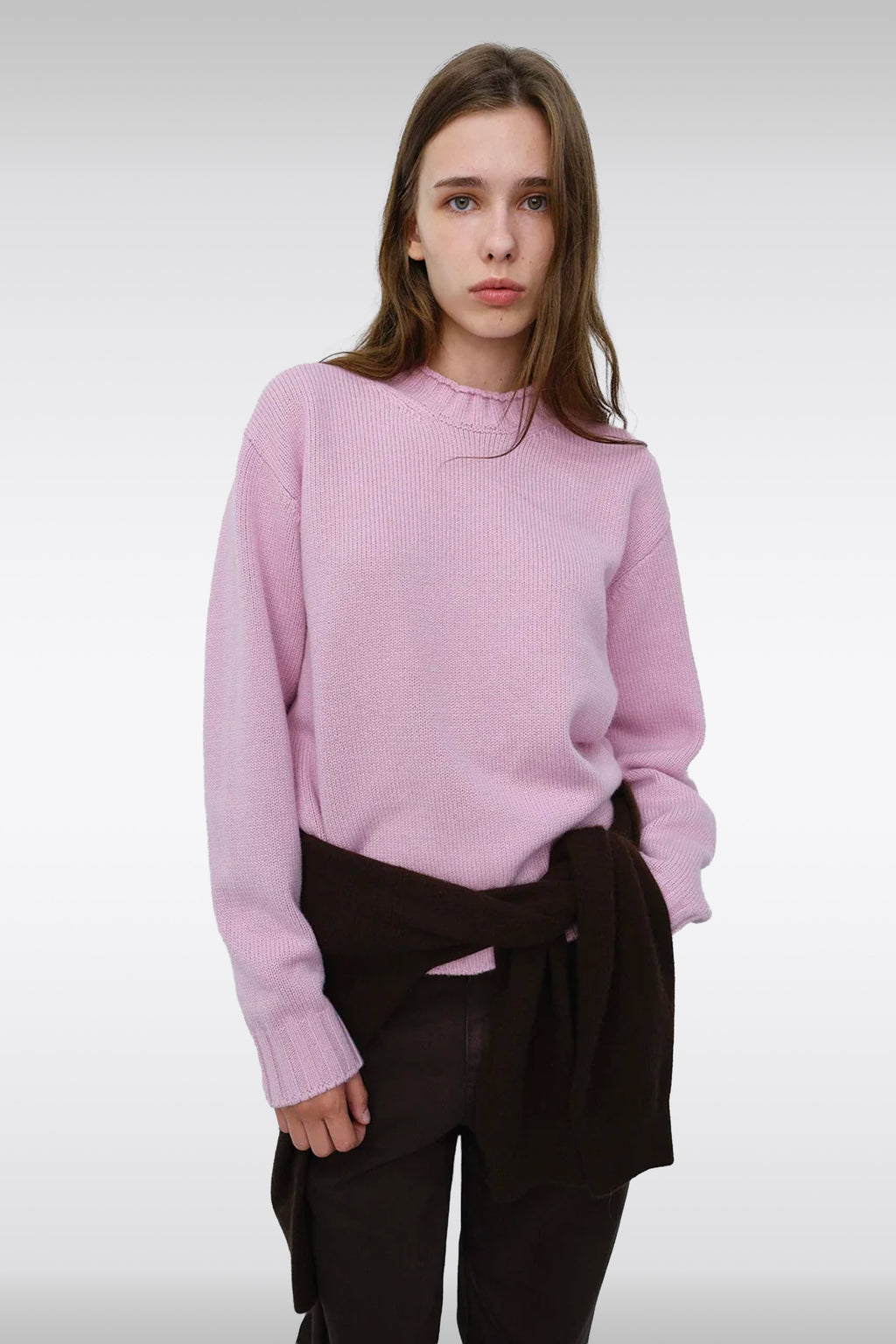 alt-image__UNISEX-CHUNKY-ROLL-NECK-SWEATER-Rosa-chiaro
