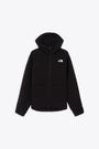 Black nylon waterproof hooded jacket - TNF Eeasy Wind FZ Jacket  