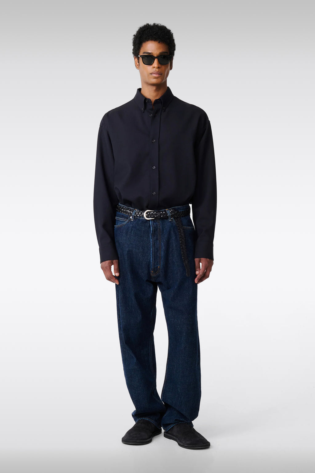 alt-image__Camicia-oversize-in-frescolana-blu-navy---Jude-Heritage-Wool-Shirt
