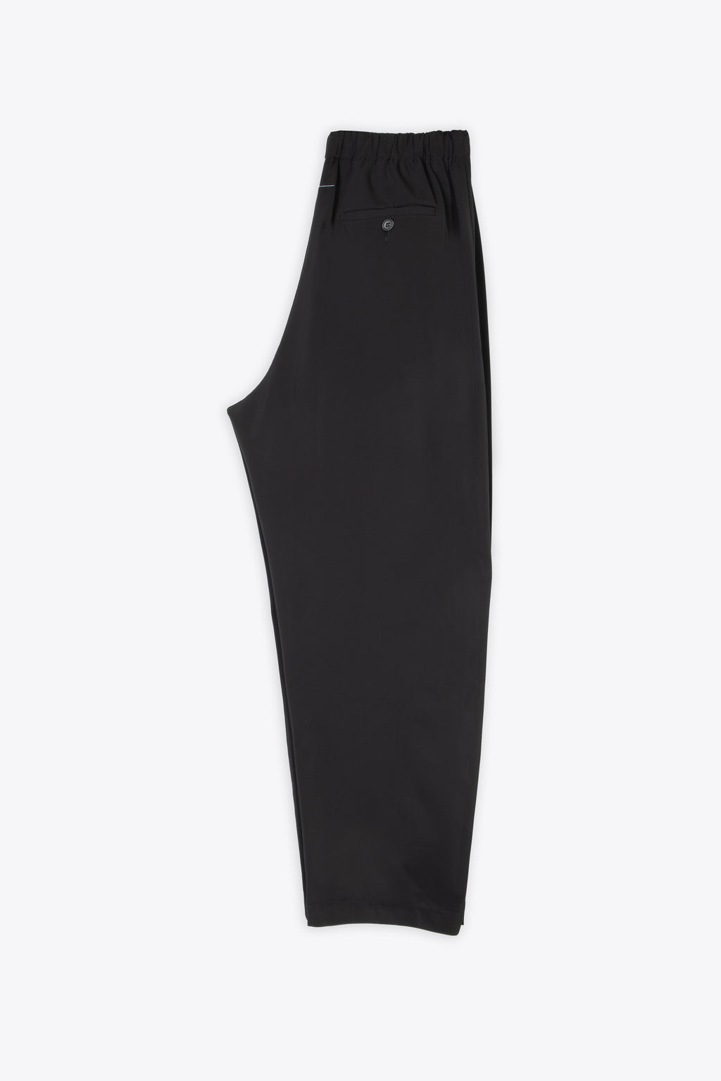 alt-image__Pantalone-in-tessuto-tecnico-nero-con-elastico-in-vita