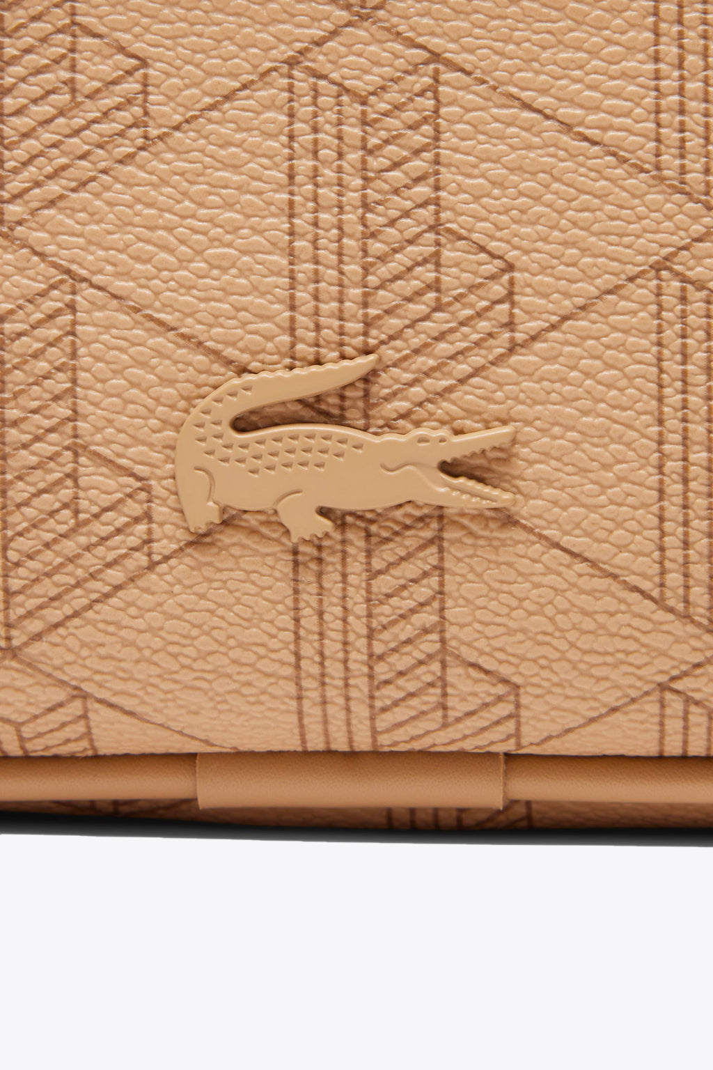 alt-image__Borsa-piccola-in-ecopelle-beige-con-stampa-monogram-e-tracolla-rimovibile