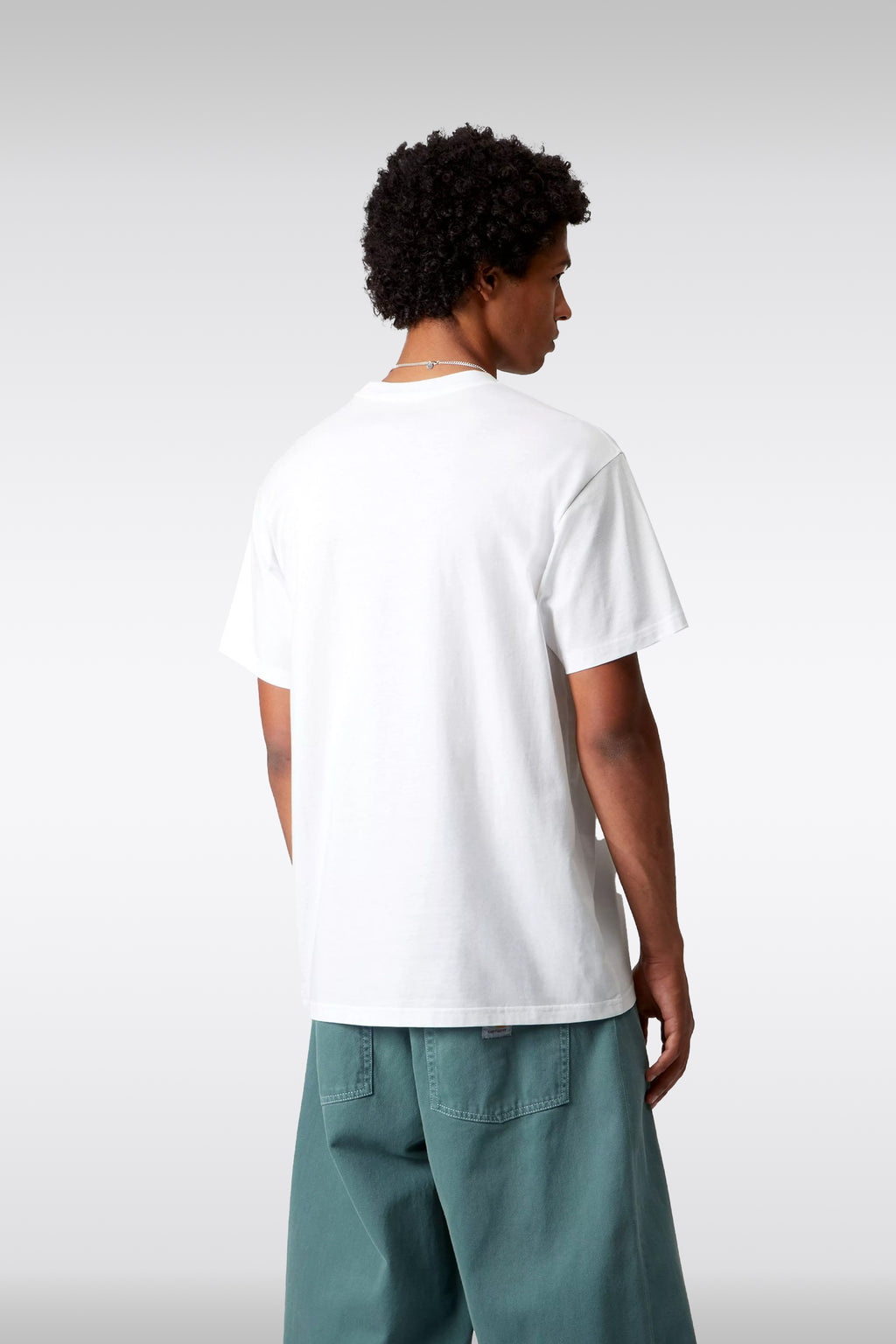 alt-image__T-shirt-bianca-in-cotone-con-tasca-al-petto-e-logo-con-cuore---S/S-Pocket-Heart-T-Shirt