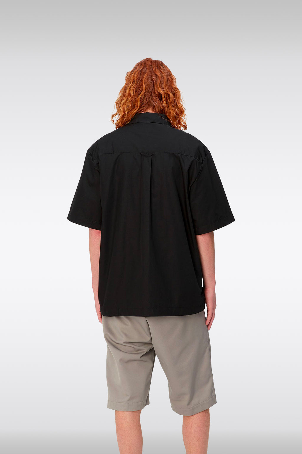 alt-image__Black-cotton-shirt-with-short-sleeves---S/S-Craft-Shirt