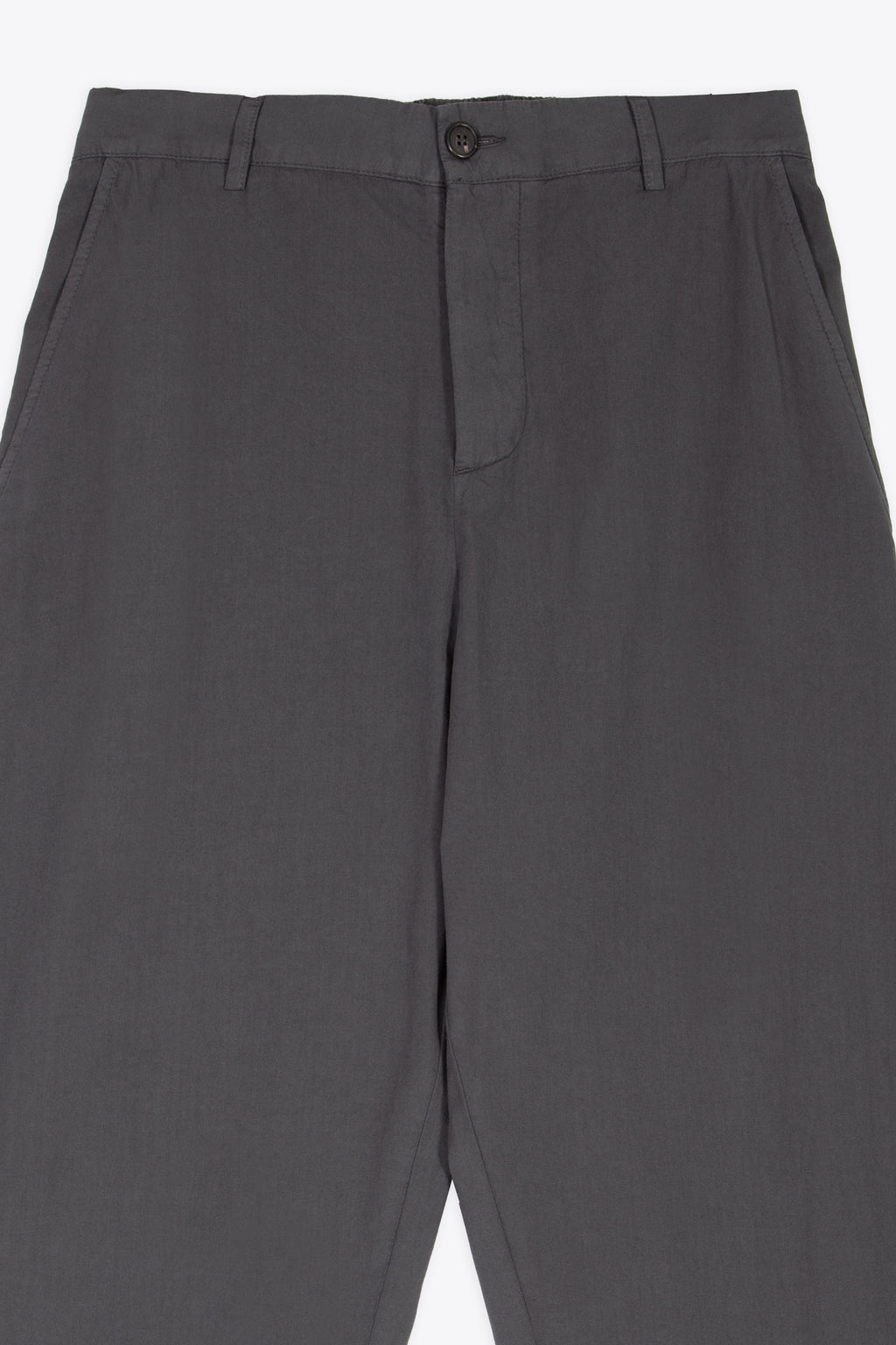 alt-image__Pantalone-relaxed-fit-in-popeline-di-cotone-grigio-scuro-con-elastico-in-vita