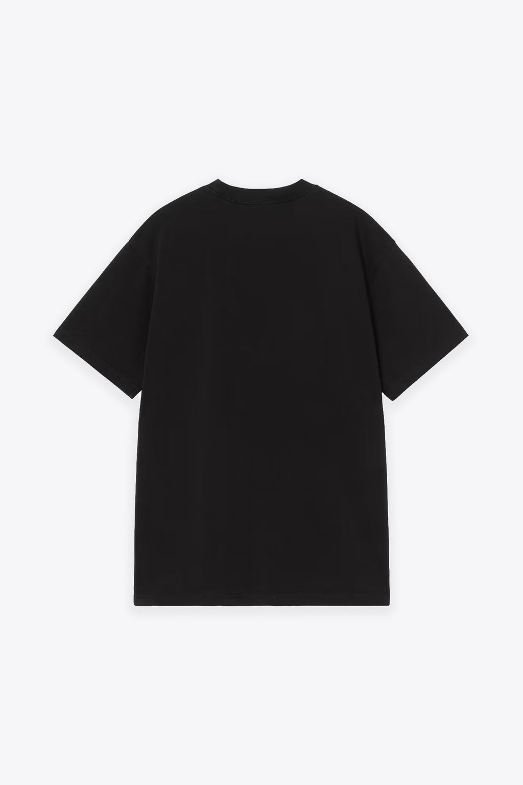 alt-image__T-shirt-nera-in-cotone-con-patch-logo-frontale---S/S-WIP-III-T-Shirt