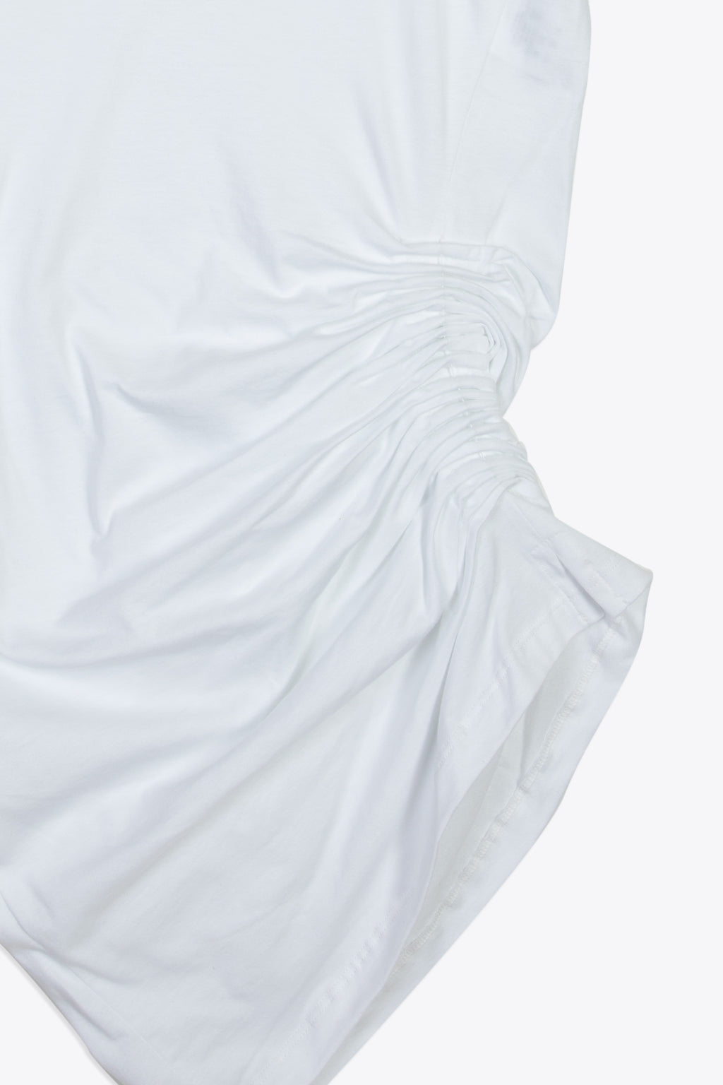 alt-image__Abito-corto-bianco-con-drappeggio-asimmetrico---Jersey-Dress
