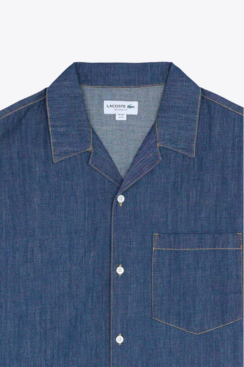 alt-image__Camicia-in-denim-medio-blu-con-collo-bowling