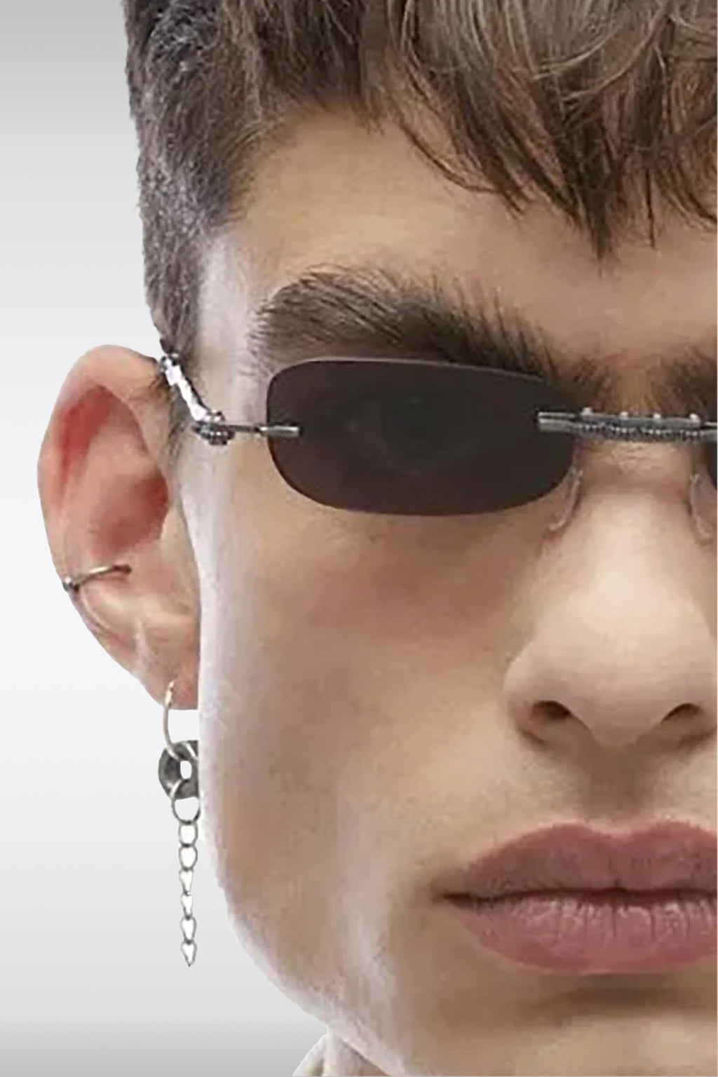 alt-image__Occhiali-pieghevoli-rimless-con-lenti-rettangolari-nere---H47