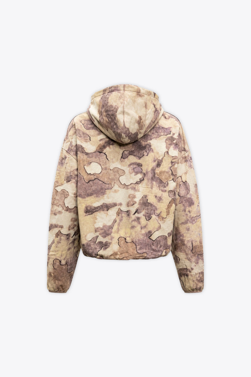 alt-image__Felpa-in-cotone-camouflage-beige-con-cappuccio-e-zip-al-collo---Shuttle-Hoodie