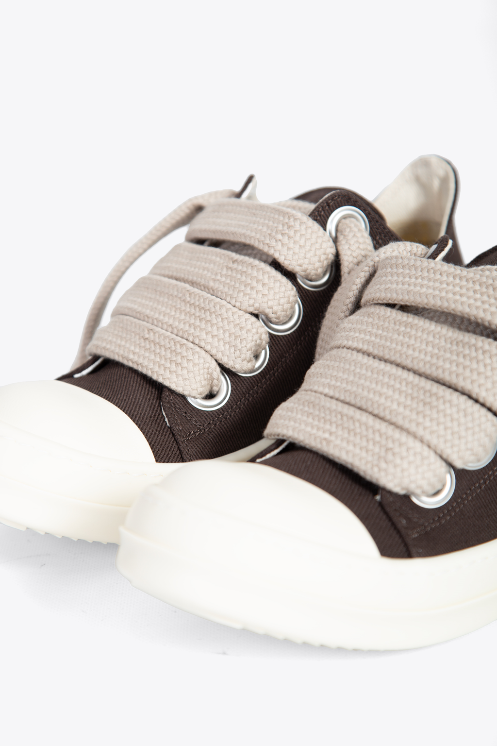 alt-image__Sneaker-bassa-in-denim-marrone-scuro-con-lacci-spessi---Jumbolace-Low-Sneaks