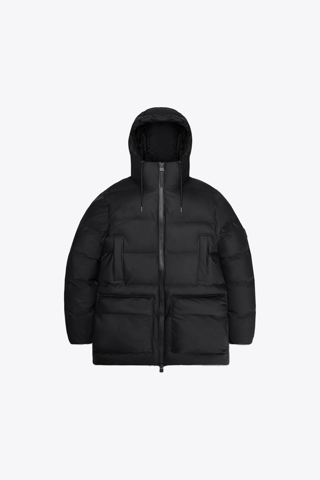 alt-image__Black-waterproof-hooded-puffer-jacket---Alta-Long-Puffer-Cargo-Jacket
