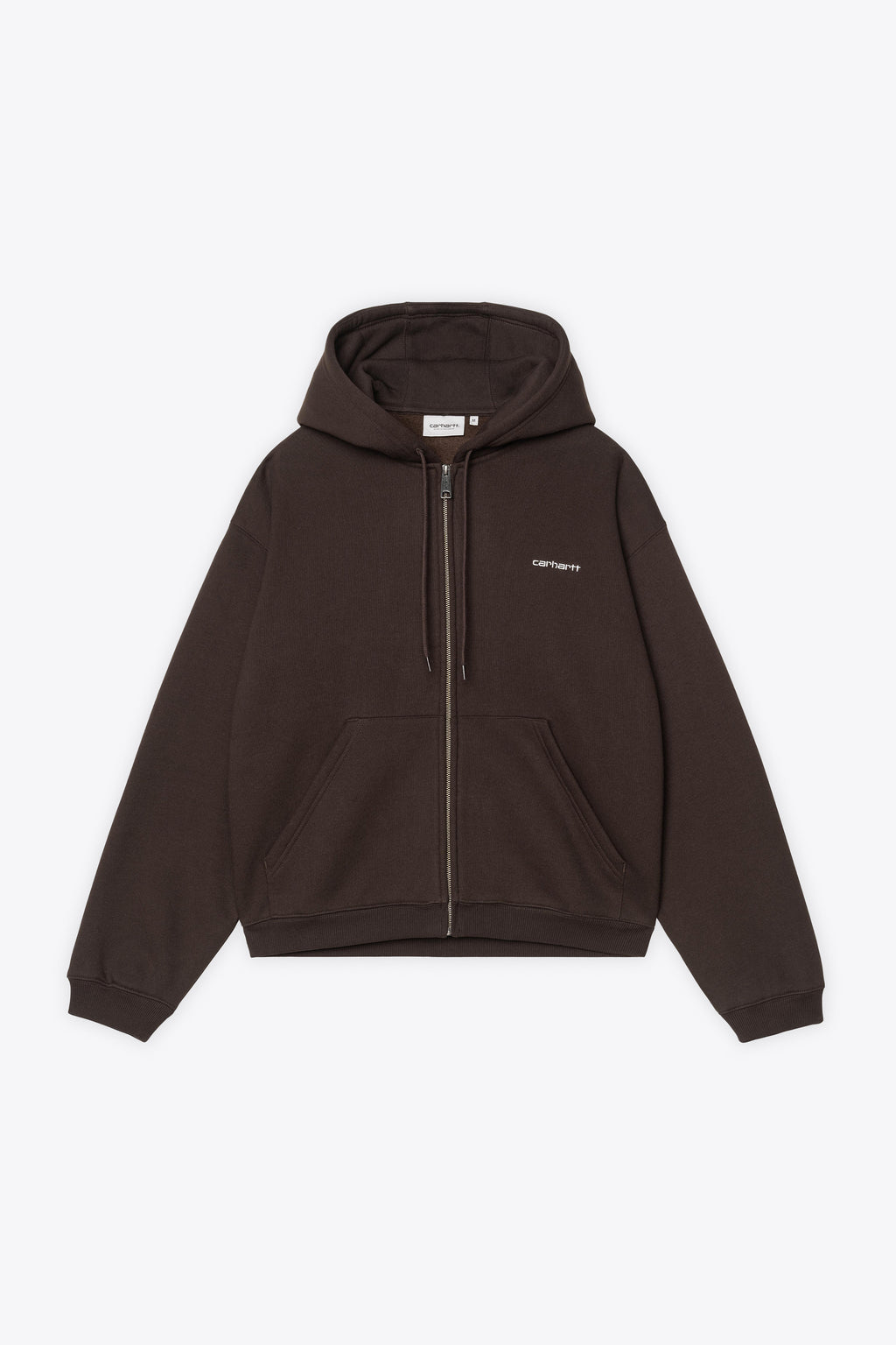 alt-image__Felpa-loose-fit-marrone-con-zip-e-cappuccio---Hooded-Ebbert-Jacket