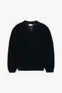 Black mesh knitted polo shirt - Mesh polo shirt  