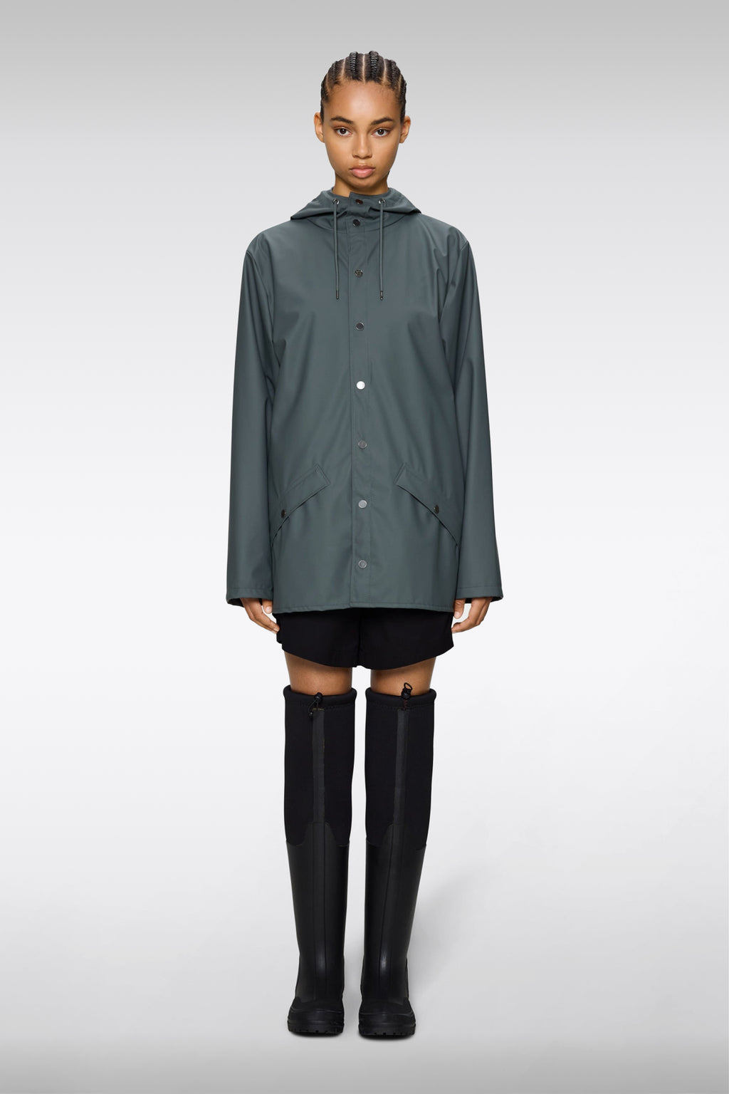 alt-image__Giacca-antipioggia-unisex-in-pvc-grigio-scuro-con-cappuccio---Jacket