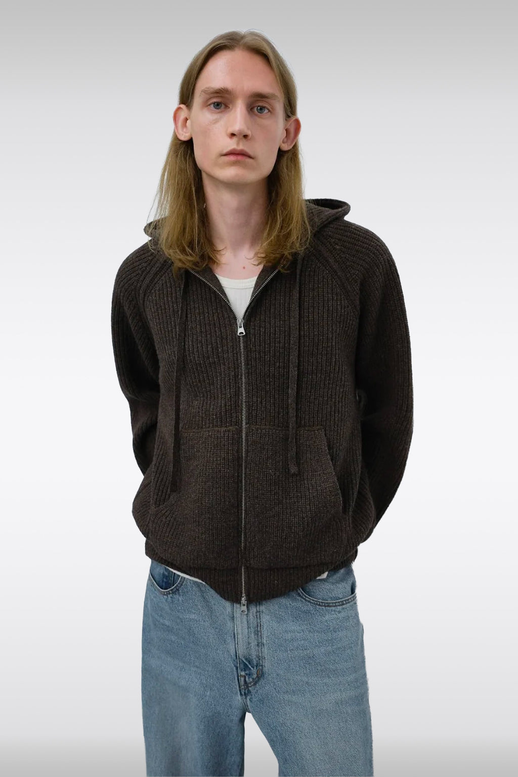 alt-image__UNISEX-HOODED-KNIT-CARDIGAN-Marrone