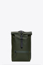 Zaino in PU verde militare impermeabile - Rolltop Rucksack 