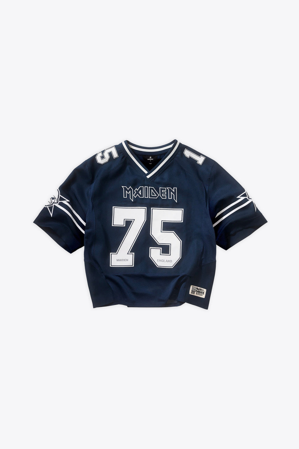 alt-image__T-shirt-in-mesh-e-cotone-blu-in-collaborazione-con-Iron-Maiden---Represent-X-Iron-Maiden-Anniversary-Jersey