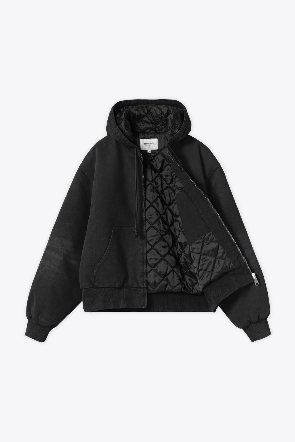 alt-image__Bomber-nero-in-canvas-con-cappuccio---W'-OG-Active-Jacket