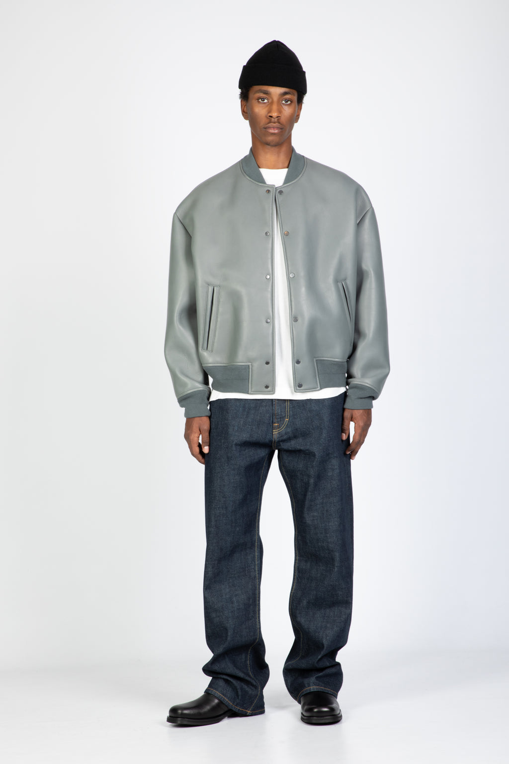 alt-image__Bomber-grigio-relaxed-fit-in-nappa-plonge---Mog-Bomber