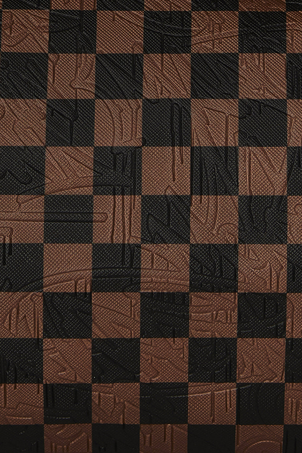 alt-image__Bauletto-in-pvc-a-scacchi-marrone-e-nero-con-bocca-shark---Check-2-Emboss-Mini-Duffle