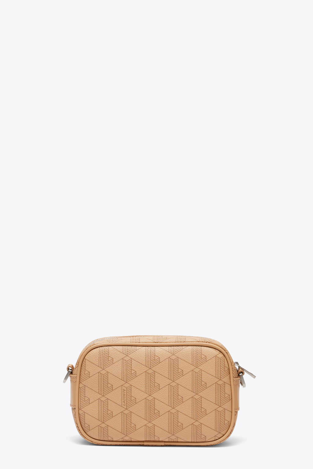 alt-image__Borsa-piccola-in-ecopelle-beige-con-stampa-monogram-e-tracolla-rimovibile