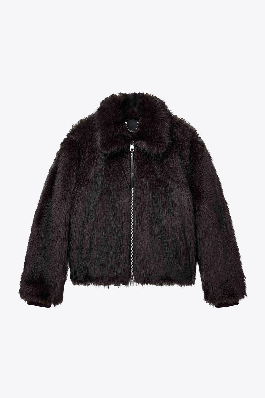 alt-image__Giubbotto-in-finta-pelliccia-marrone-con-zip---Faux-Fur-Shawl-Jacket