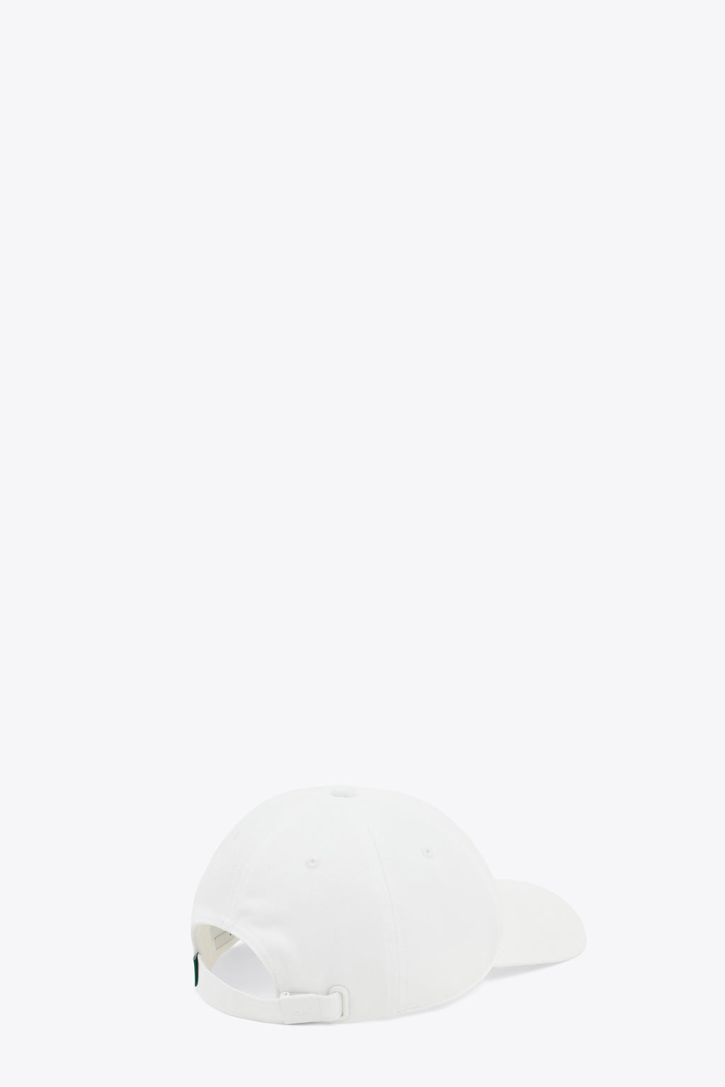 alt-image__Cappello-bianco-in-twill-con-visiera-e-logo-ricamato-frontale