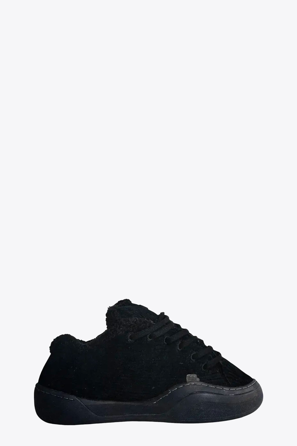 alt-image__Sneaker-bassa-nera-in-velluto-a-coste---Unisex-Corduroy-Vamp-Sneaker