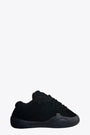 Sneaker bassa nera in velluto a coste - Unisex Corduroy Vamp Sneaker 