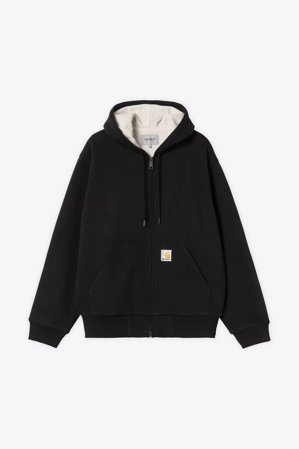 alt-image__Bomber-nero-in-cotone-con-cappuccio---Active-Sweat-Jacket