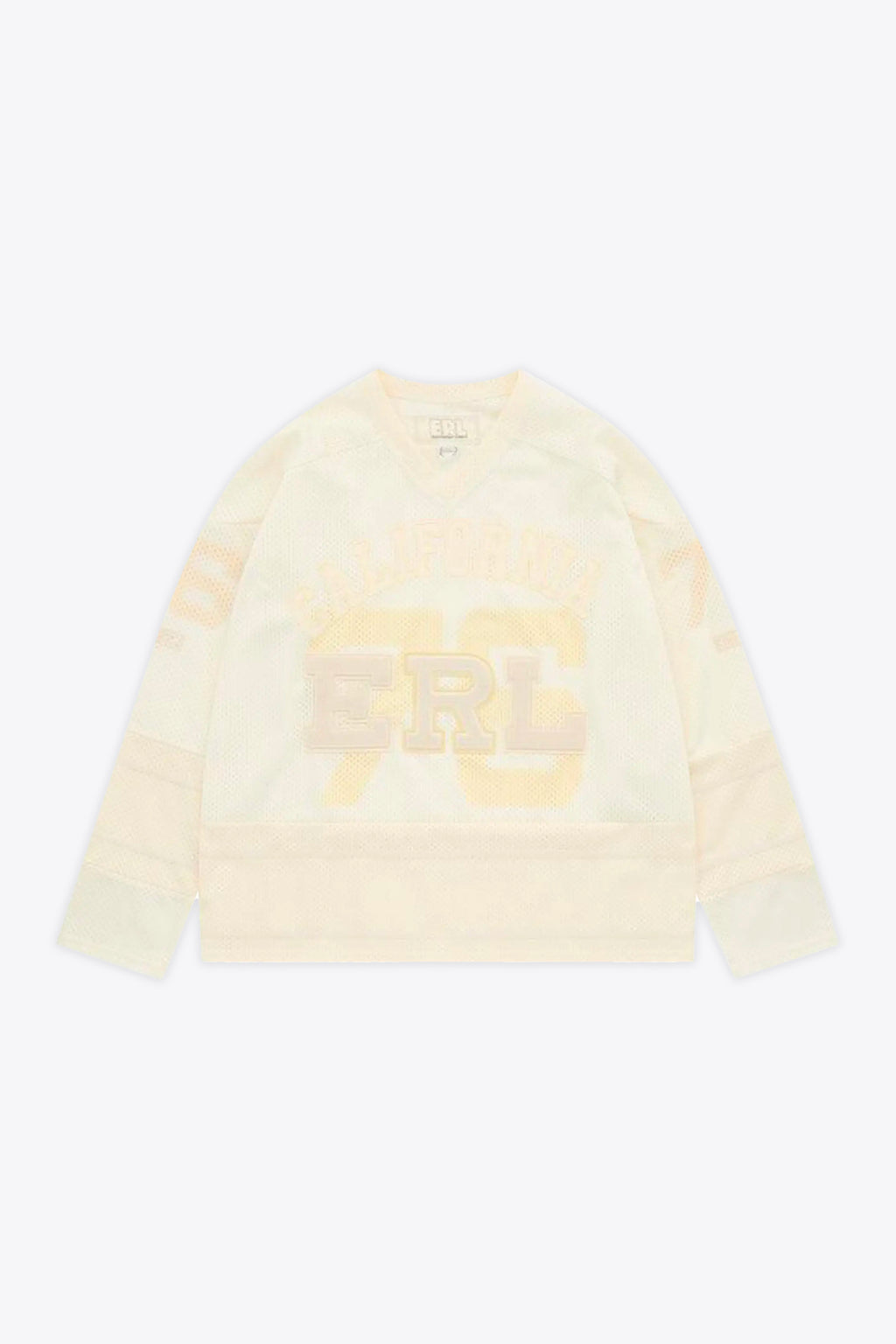 alt-image__T-shirt-con-maniche-lunghe-in-mesh-panna-con-patch-grafici---Unisex-California-Hockey-Jersey-Knit