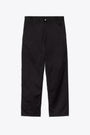 Pantalone in twill nero con gamba dritta - Simple Pant 