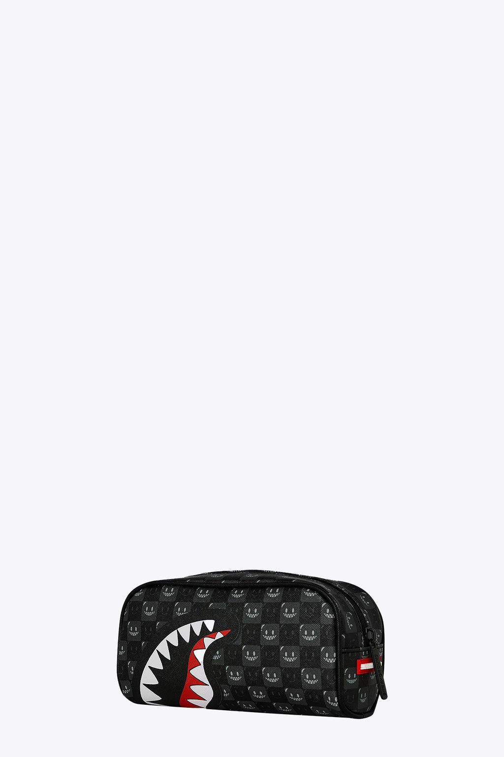 alt-image__Black-check-pvc-pouch-with-smiles-and-shark-mouth-signature---Shark-in-Paris-WTF-Bubbly-Brown-Check-Pouch