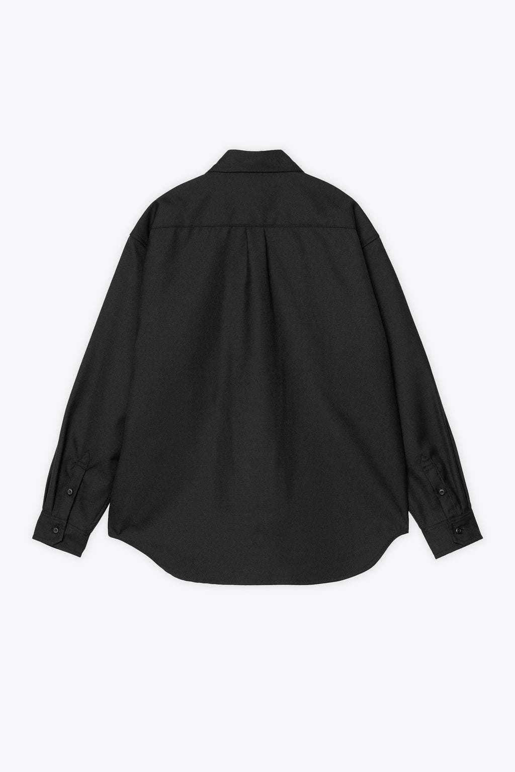 alt-image__Camicia-loose-fit-nera-in-twill-con-maniche-lunghe---L/S-Ray-Shirt