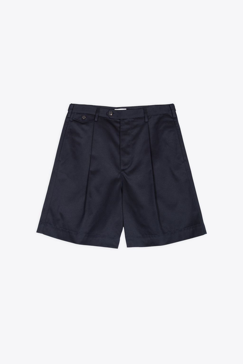 alt-image__Bermuda-nero-in-gabardina-relaxed-fit-con-pince