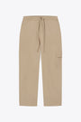 Beige tech twill cargo pant - Navid 