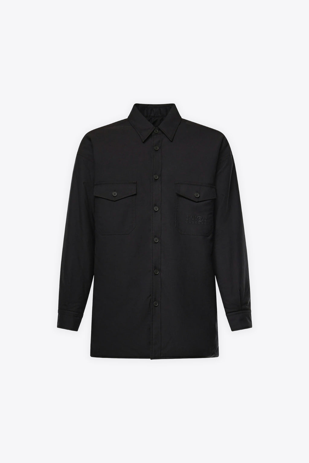 alt-image__Overshirt-nera-reversibile-in-misto-lana-con-imbottitura