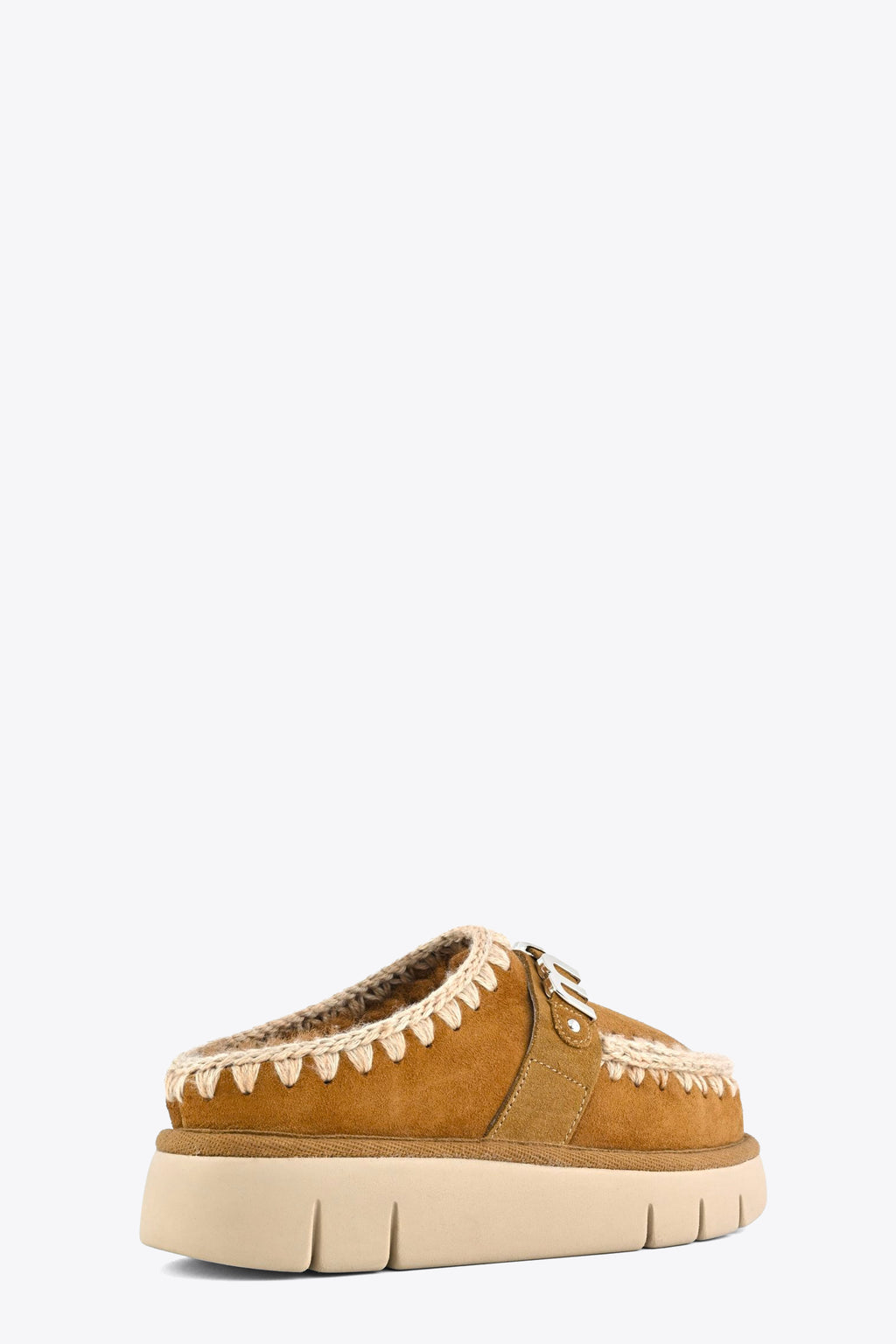 alt-image__Sabot-in-montone-color-cammello-con-logo-in-metallo---Bounce-Clog-Metal-Logo