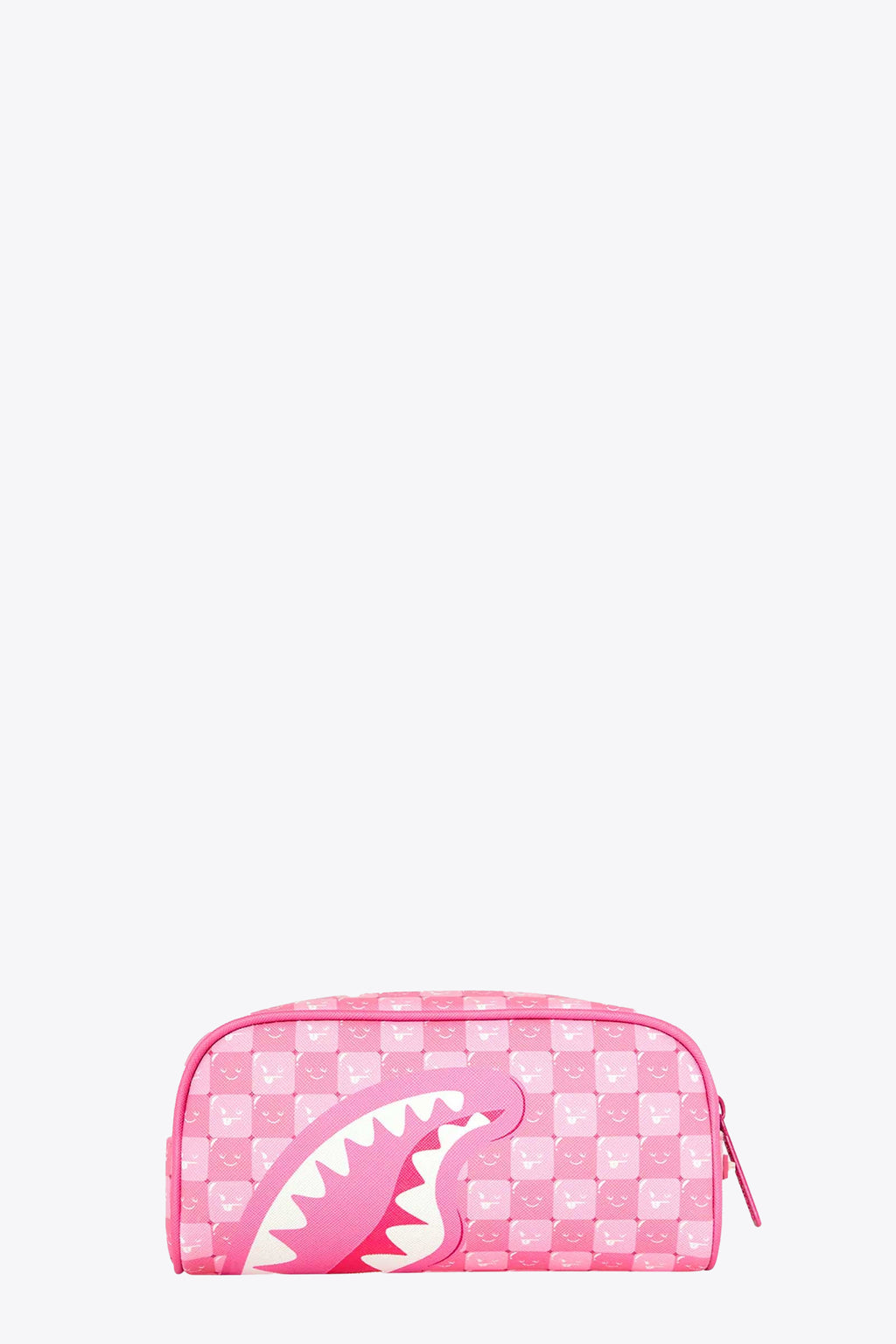 alt-image__Astuccio-in-pvc-rosa-a-scacchi-con-smiles-e-bocca-shark---Pink-New-Check-Faces-Pouch