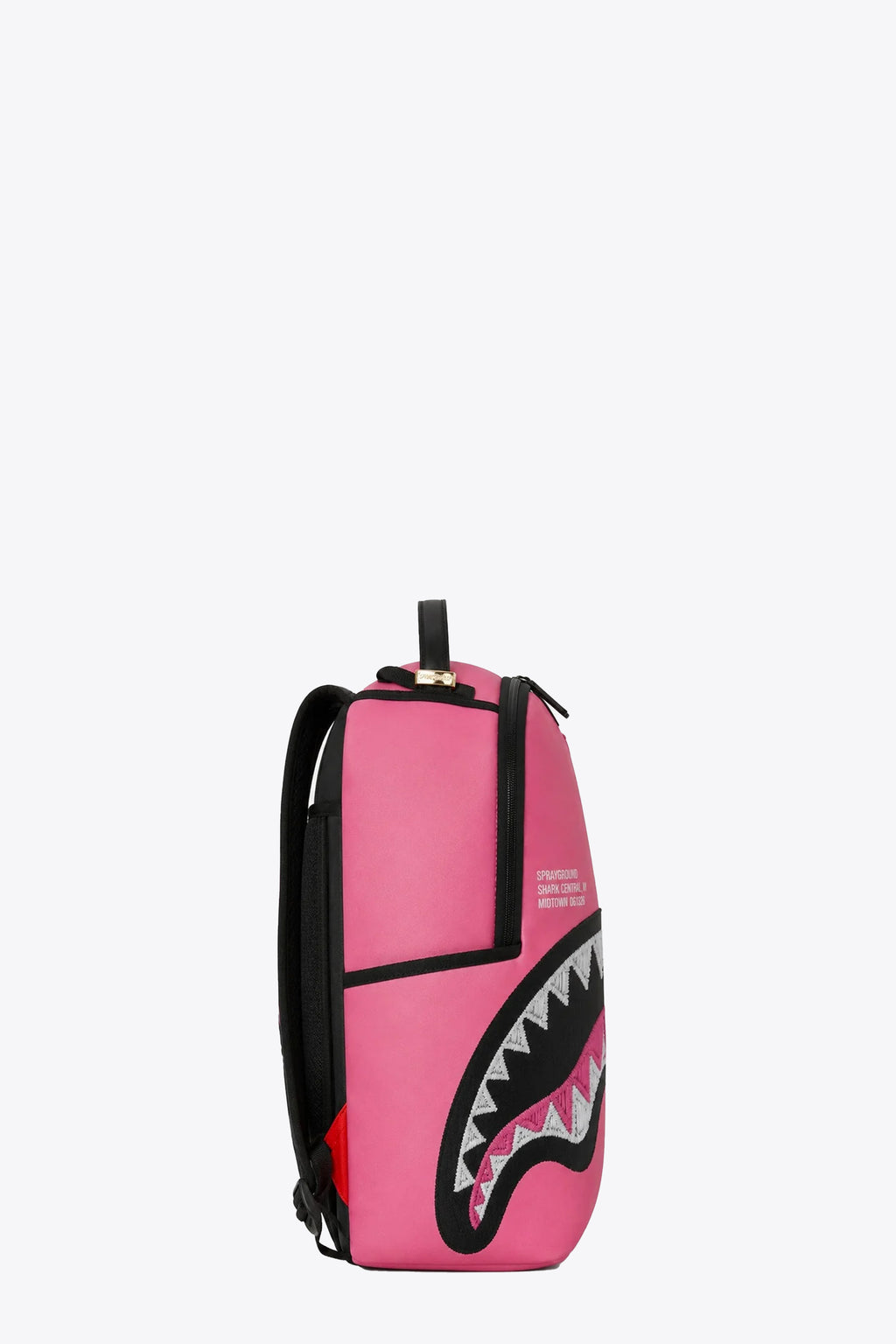 alt-image__Pink-pvc-backpack-with-embroidered-shark-mouth-signature---Shark-Central-Pink-Embroidered-Shark-Backpack