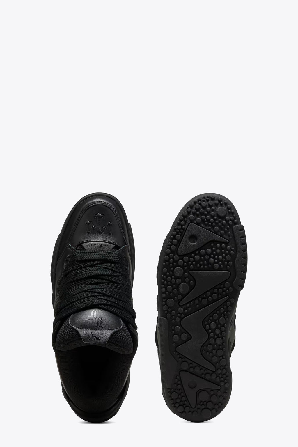 alt-image__Sneaker-bassa-in-pelle-nera---La-France-3X-Black
