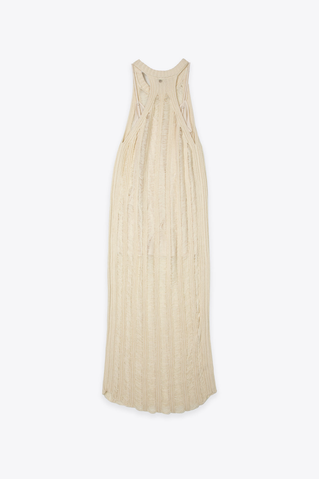 alt-image__Abito-lungo-smanicato-color-panna-in-maglia-con-rotture---Dress-Alena