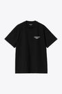 T-shirt nera in cotone con grafica sul retro - S/S Isis Maria Dinner T-Shirt 