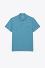 Polo in misto cotone blu avion regular fit 